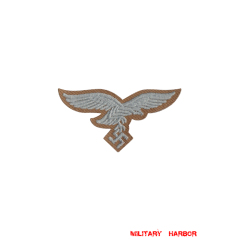 WWII German Luftwaffe Tropical Embroidery Cap Eagle EM WW2 german badge,wehrmacht cap insignia,Luftwaffe cap insignia,SS cap insignia,German Cockade Luftwaffe EM,german badge WWII,militaria german,WWII german,wehrmacht badge,Luftwaffe badge,SS badge,german cap cockade,WW2 german hat insignia,WWII german hat,WW2 german cap,WW2 german hat badge,BEVO insignia,BEVO badge,german field cap,german overseas cap