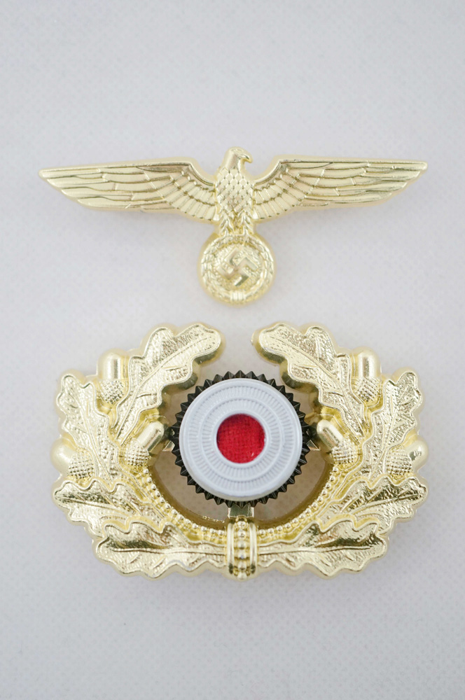 WW2 german badge,wehrmacht cap insignia,Luftwaffe cap insignia,SS cap insignia,German Wreath & Cockade heer General,german badge WWII,militaria german,WWII german,wehrmacht badge,Luftwaffe badge,SS badge,german cap cockade,WW2 german hat insignia,WWII german hat,WW2 german cap,WW2 german hat badge,BEVO insignia,BEVO badge,german field cap,german overseas cap