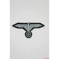 WWII German Bevo SS Sleeve Eagle EM WW2 german badge,wehrmacht Breast Eagle,Luftwaffe Breast Eagle,SS Breast Eagle,SS Sleeve Eagle,german badge WWII,militaria german,WWII german,wehrmacht badge,Luftwaffe badge,SS badge,german sleeve eagle,german eagle badge,ss eagle,wehrmacht badge,WWII military surplus,WWII german insignia