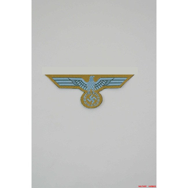 WWII German Bevo Breast Eagle DAK EM WW2 german badge,wehrmacht Breast Eagle,Luftwaffe Breast Eagle,SS Breast Eagle,Bevo Breast Eagle,german badge WWII,militaria german,WWII german,wehrmacht badge,Luftwaffe badge,SS badge,german breast eagle,breast eagle badge,wehrmacht badge,WWII military surplus,WWII german insignia