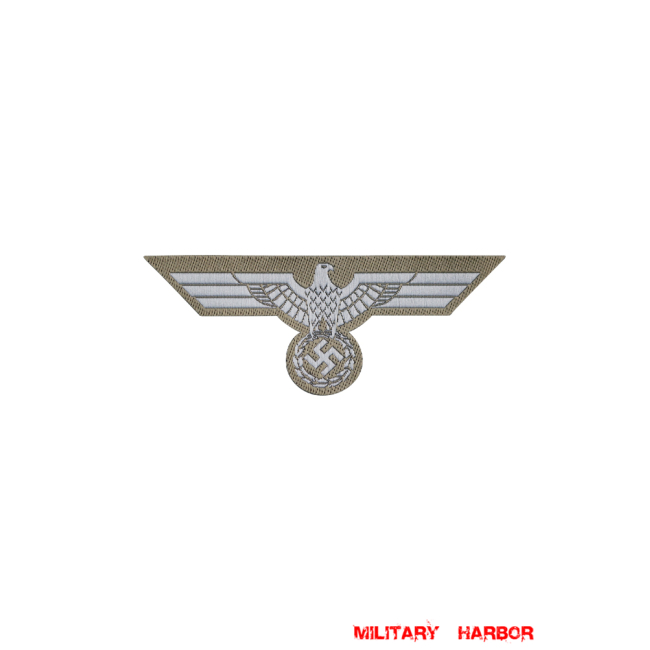 WWII German Heer Bevo Breast Eagle EM 1934 WW2 german badge,wehrmacht Breast Eagle,Luftwaffe Breast Eagle,SS Breast Eagle,Bevo Breast Eagle,german badge WWII,militaria german,WWII german,wehrmacht badge,Luftwaffe badge,SS badge,german breast eagle,breast eagle badge,wehrmacht badge,WWII military surplus,WWII german insignia