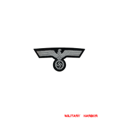 WWII German Heer Panzer Embroidery Breast Eagle EM 1943-1944 WW2 german badge,wehrmacht Breast Eagle,Luftwaffe Breast Eagle,SS Breast Eagle,Bevo Breast Eagle,german badge WWII,militaria german,WWII german,wehrmacht badge,Luftwaffe badge,SS badge,german breast eagle,breast eagle badge,wehrmacht badge,WWII military surplus,WWII german insignia