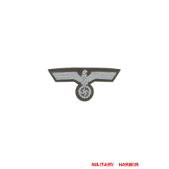 WWII German Heer Embroidery Breast Eagle EM 1944-1945 WW2 german badge,wehrmacht Breast Eagle,Luftwaffe Breast Eagle,SS Breast Eagle,Bevo Breast Eagle,german badge WWII,militaria german,WWII german,wehrmacht badge,Luftwaffe badge,SS badge,german breast eagle,breast eagle badge,wehrmacht badge,WWII military surplus,WWII german insignia