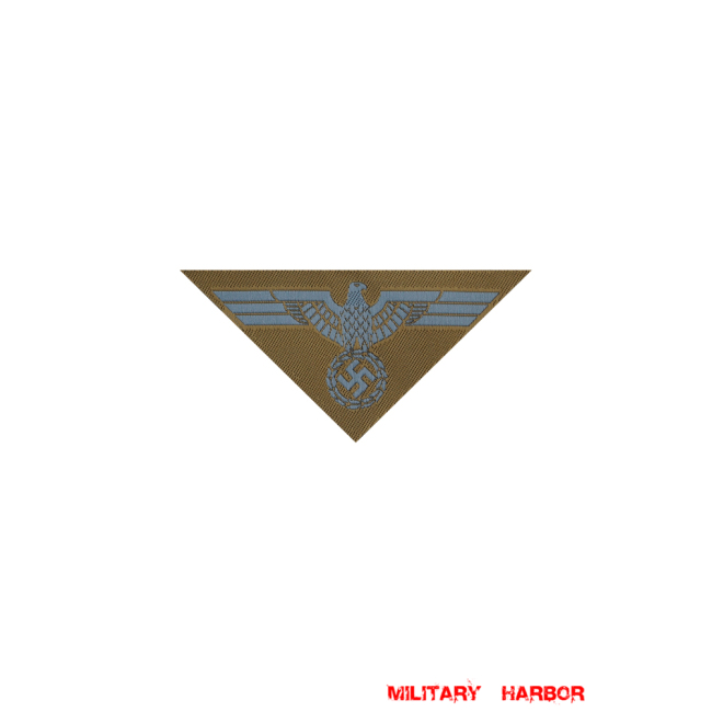WWII German Heer Bevo Breast Eagle DAK EM 1944 WW2 german badge,wehrmacht Breast Eagle,Luftwaffe Breast Eagle,SS Breast Eagle,Bevo Breast Eagle,german badge WWII,militaria german,WWII german,wehrmacht badge,Luftwaffe badge,SS badge,german breast eagle,breast eagle badge,wehrmacht badge,WWII military surplus,WWII german insignia