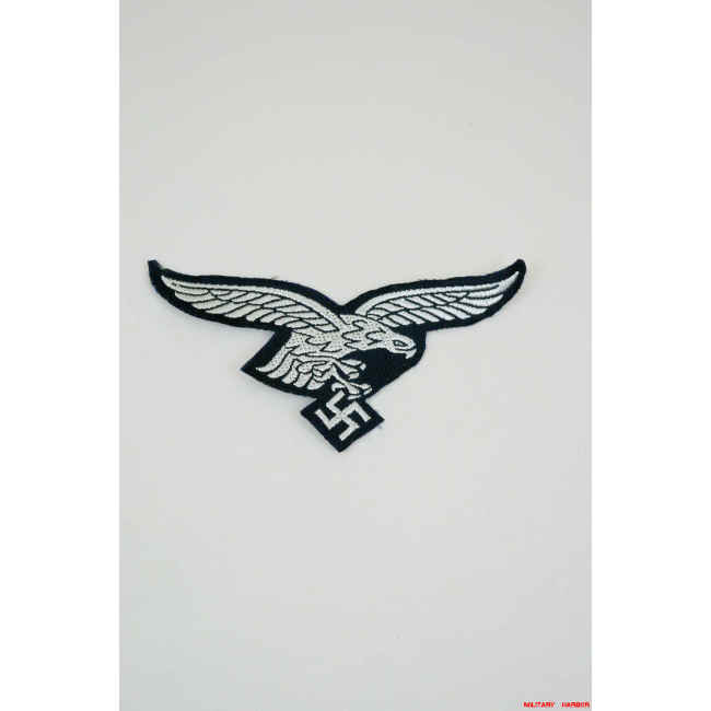 WWII German Bevo Breast Eagle - Luftwaffe NCO WW2 german badge,wehrmacht Breast Eagle,Luftwaffe Breast Eagle,SS Breast Eagle,Bevo Breast Eagle,german badge WWII,militaria german,WWII german,wehrmacht badge,Luftwaffe badge,SS badge,german breast eagle,breast eagle badge,wehrmacht badge,WWII military surplus,WWII german insignia