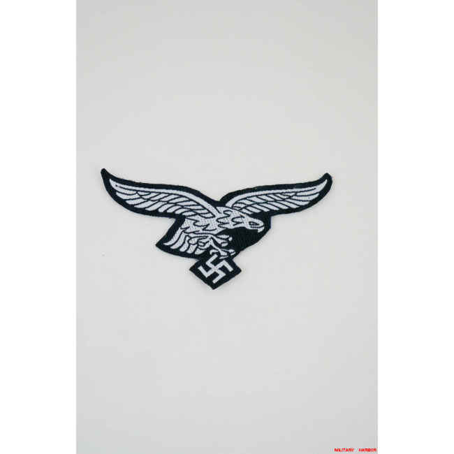 WWII German Bevo Breast Eagle - Luftwaffe EM WW2 german badge,wehrmacht Breast Eagle,Luftwaffe Breast Eagle,SS Breast Eagle,Bevo Breast Eagle,german badge WWII,militaria german,WWII german,wehrmacht badge,Luftwaffe badge,SS badge,german breast eagle,breast eagle badge,wehrmacht badge,WWII military surplus,WWII german insignia