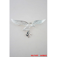 WWII German Metal Luftwaffe breast eagle - Officer WW2 german badge,wehrmacht Breast Eagle,Luftwaffe Breast Eagle,SS Breast Eagle,Metal breast eagle,german badge WWII,militaria german,WWII german,wehrmacht badge,Luftwaffe badge,SS badge,german breast eagle,breast eagle badge,wehrmacht badge,WWII military surplus,WWII german insignia
