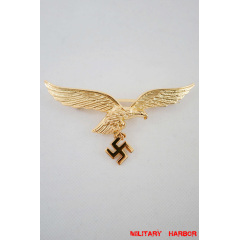 WWII German Metal Luftwaffe breast eagle - General WW2 german badge,wehrmacht Breast Eagle,Luftwaffe Breast Eagle,SS Breast Eagle,Metal breast eagle,german badge WWII,militaria german,WWII german,wehrmacht badge,Luftwaffe badge,SS badge,german breast eagle,breast eagle badge,wehrmacht badge,WWII military surplus,WWII german insignia