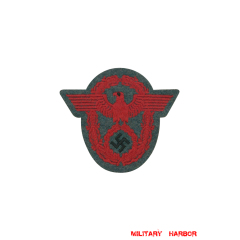 WWII German Traffic Police Sleeve Eagle On Wool Backing WWII German Traffic Police Sleeve Eagle On Wool Backing