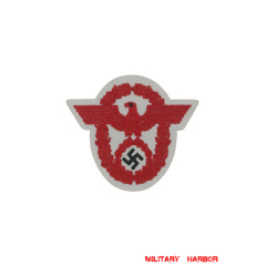 WWII German Traffic Police Sleeve Eagle On White Backing police,Protection Police,Gendarmerie,Administrative Police,Traffic Police,Fire Police,Waterways Protection Police,sleeve Eagles,Insignia,badge,,ww2,Third empire