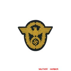 WWII German  Waterways Protection Police Sleeve Eagle On Wool Backing police,Protection Police,Gendarmerie,Administrative Police,Traffic Police,Fire Police,Waterways Protection Police,sleeve Eagles,Insignia,badge,,ww2,Third empire