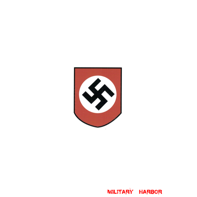 WWII German Party Shield (Swastika) helmet Decal WW2 german helmet badge,wehrmacht helmet badge,Luftwaffe helmet badge,SS helmet badge,German Party Shield (Swastika) helmet Insignia,german helmet decal identification,decal helmet,german helmet insignia,ww2 german helmet insignia,ww2 helmet insignia,ww2 helmet decals,ww2 german helmet decals for sale,ww2 german helmet decals,wehrmacht helmet decals,waffen ss helmet decals,police helmet decals,military helmet decals,luftwaffe helmet decals,german ss helmet decals,german helmet decals for sale,german helmet decals,best german helmet decals,afrika korps helmet decals,german helmet stickers