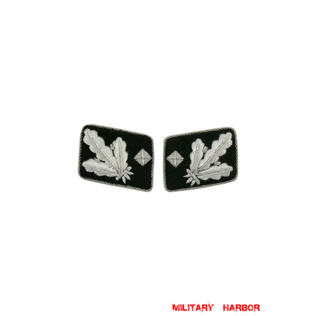 WWII German SS Gruppenführer (Major General) Collar Tabs WW2 german badge,wehrmacht collar insignia,Luftwaffe collar insignia,SS collar insignia,SS Gruppenfuhrer Collar Tabs,german badge WWII,militaria german,WWII german,wehrmacht badge,Luftwaffe badge,SS badge,WWII military surplus,WWII german insignia,german collar insignia