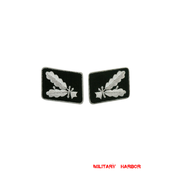 WWII German SS Oberführer (Senior-Colonel) Collar Tabs WW2 german badge,wehrmacht collar insignia,Luftwaffe collar insignia,SS collar insignia,SS Oberfuhrer Collar Tabs,german badge WWII,militaria german,WWII german,wehrmacht badge,Luftwaffe badge,SS badge,WWII military surplus,WWII german insignia,german collar insignia