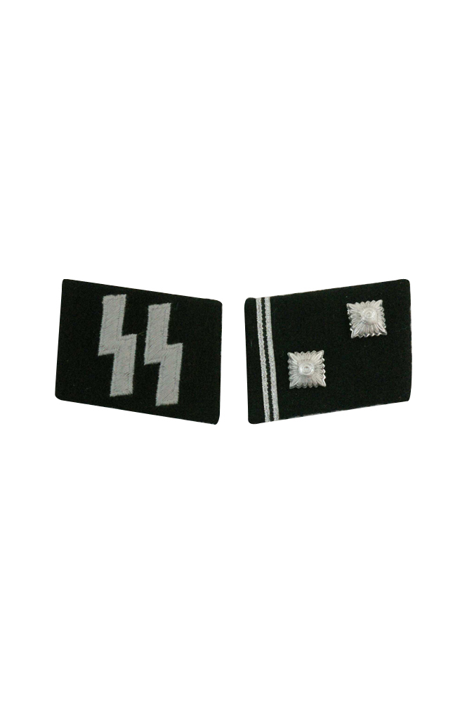 WW2 german badge,wehrmacht collar insignia,Luftwaffe collar insignia,SS collar insignia,SS Hauptscharfuhrer Collar Tabs,german badge WWII,militaria german,WWII german,wehrmacht badge,Luftwaffe badge,SS badge,WWII military surplus,WWII german insignia,german collar insignia
