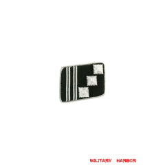WWII German SS Hauptsturmführer (Captain) Rank Left Collar Tab WW2 german badge,wehrmacht collar insignia,Luftwaffe collar insignia,SS collar insignia,SS Hauptsturmfuhrer Collar Tabs,german badge WWII,militaria german,WWII german,wehrmacht badge,Luftwaffe badge,SS badge,WWII military surplus,WWII german insignia,german collar insignia