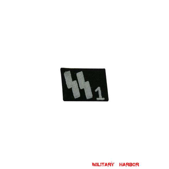 WWII German SS-VT Pz.Gren.Rgt. 3 Deutschland EM/NCO right collar tab WW2 german badge,wehrmacht collar insignia,Luftwaffe collar insignia,SS collar insignia,SS SS-VT Deutschland collar tab,german badge WWII,militaria german,WWII german,wehrmacht badge,Luftwaffe badge,SS badge,WWII military surplus,WWII german insignia,german collar insignia