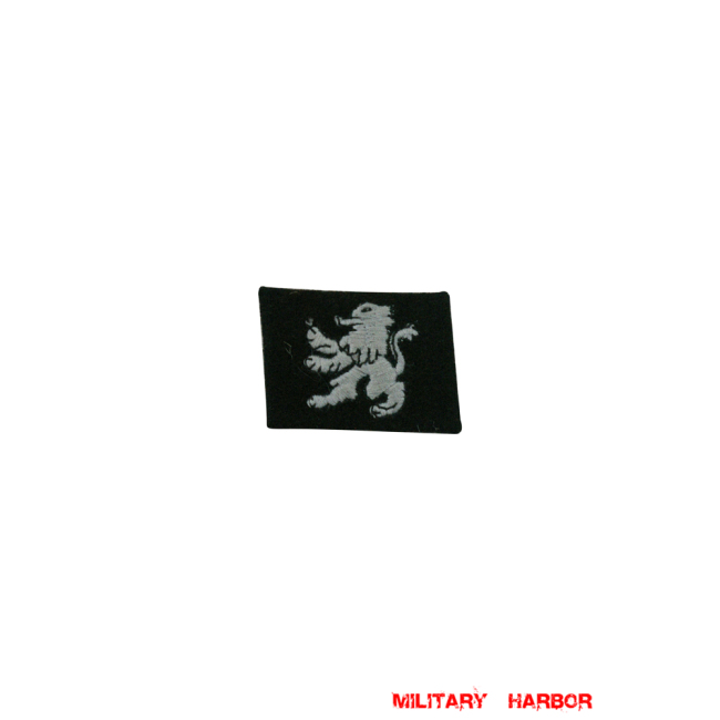 WWII German SS 14th Waffen Gren.Div. 1st Ukrainian EM/NCO right collar tab WW2 german badge,wehrmacht collar insignia,Luftwaffe collar insignia,SS collar insignia,SS 14th Waffen 1st Ukrainian collar tab,german badge WWII,militaria german,WWII german,wehrmacht badge,Luftwaffe badge,SS badge,WWII military surplus,WWII german insignia,german collar insignia