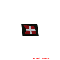 WWII German SS Danish Volunteer EM/NCO right collar tab WW2 german badge,wehrmacht collar insignia,Luftwaffe collar insignia,SS collar insignia,SS Danish Volunteer collar tab,german badge WWII,militaria german,WWII german,wehrmacht badge,Luftwaffe badge,SS badge,WWII military surplus,WWII german insignia,german collar insignia