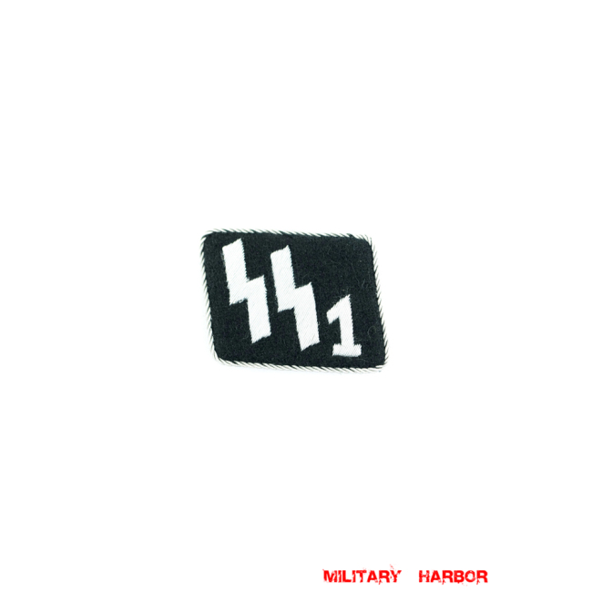 WWII German SS-VT Pz.Gren.Rgt. 3 Deutschland Officer right collar tab WW2 german badge,wehrmacht collar insignia,Luftwaffe collar insignia,SS collar insignia,SS SS-VT Deutschland collar tab,german badge WWII,militaria german,WWII german,wehrmacht badge,Luftwaffe badge,SS badge,WWII military surplus,WWII german insignia,german collar insignia