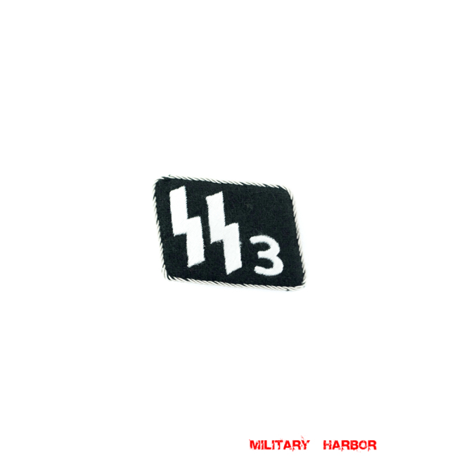 WWII German SS-VT Pz.Gren.Rgt. 4 Der führer Officer right collat tab WW2 german badge,wehrmacht collar insignia,Luftwaffe collar insignia,SS collar insignia,SS SS-VT Der Fuhrer collat tab,german badge WWII,militaria german,WWII german,wehrmacht badge,Luftwaffe badge,SS badge,WWII military surplus,WWII german insignia,german collar insignia