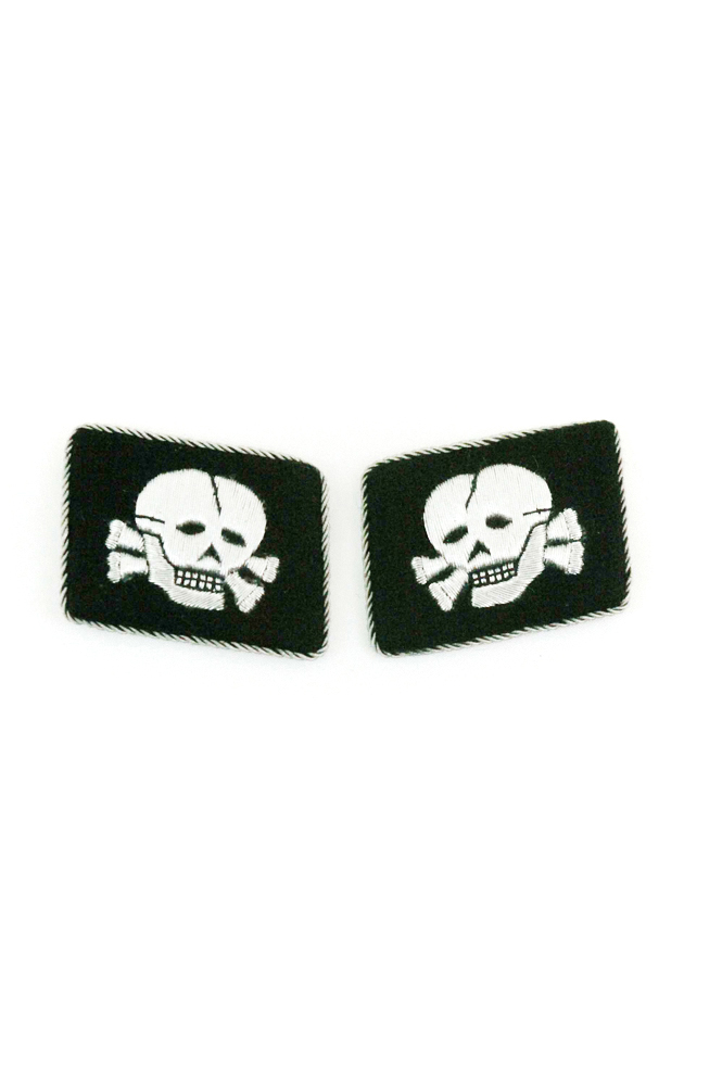 WW2 german badge,wehrmacht collar insignia,Luftwaffe collar insignia,SS collar insignia,SS Totenkopf collar tab,german badge WWII,militaria german,WWII german,wehrmacht badge,Luftwaffe badge,SS badge,WWII military surplus,WWII german insignia,german collar insignia