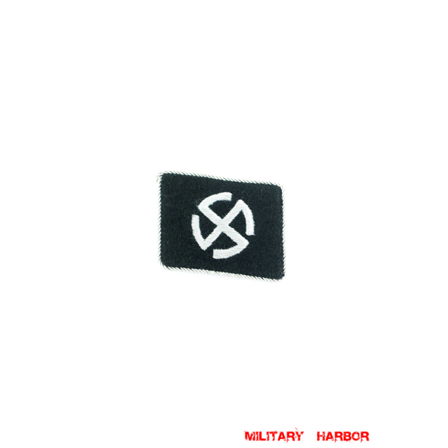 WWII German SS Volunteer Pz.Gren.Rgt. 24 Danmark Officer right collar tab WW2 german badge,wehrmacht collar insignia,Luftwaffe collar insignia,SS collar insignia,SS Danmark collar tab,german badge WWII,militaria german,WWII german,wehrmacht badge,Luftwaffe badge,SS badge,WWII military surplus,WWII german insignia,german collar insignia