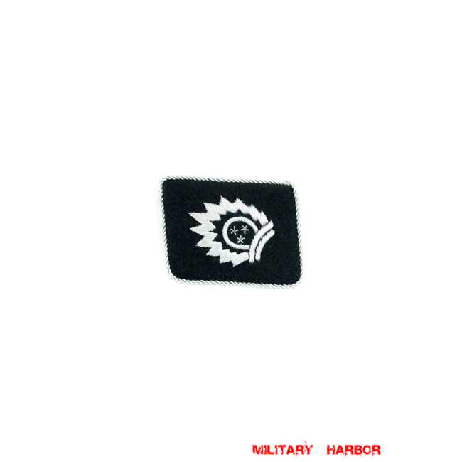 WWII German SS 15th & 19th Waffen Gren.Div. 2nd Latvian Officer right collar tab WW2 german badge,wehrmacht collar insignia,Luftwaffe collar insignia,SS collar insignia,SS 19th Waffen 2nd Latvian collar tab,german badge WWII,militaria german,WWII german,wehrmacht badge,Luftwaffe badge,SS badge,WWII military surplus,WWII german insignia,german collar insignia