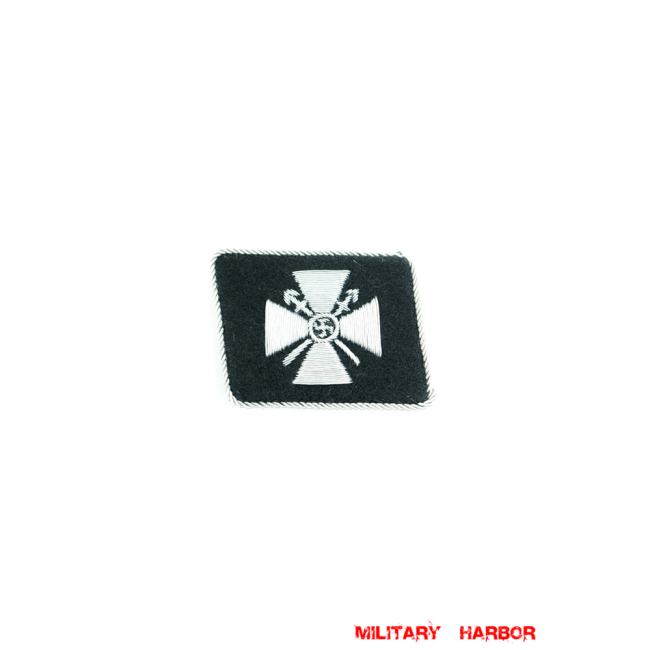 WWII German SS 29th Waffen Gren.Div. 1st Russian Officer right collar tab WW2 german badge,wehrmacht collar insignia,Luftwaffe collar insignia,SS collar insignia,SS 29th Waffen 1st Russian collar tab,german badge WWII,militaria german,WWII german,wehrmacht badge,Luftwaffe badge,SS badge,WWII military surplus,WWII german insignia,german collar insignia