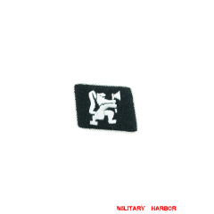 WWII German SS Norwegian Volunteer Officer right collar tab WW2 german badge,wehrmacht collar insignia,Luftwaffe collar insignia,SS collar insignia,SS Norwegian Volunteer collar tab,german badge WWII,militaria german,WWII german,wehrmacht badge,Luftwaffe badge,SS badge,WWII military surplus,WWII german insignia,german collar insignia
