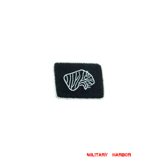 WWII German SS Indian Volunteer Officer right collar tab WW2 german badge,wehrmacht collar insignia,Luftwaffe collar insignia,SS collar insignia,SS Indian Volunteer collar tab,german badge WWII,militaria german,WWII german,wehrmacht badge,Luftwaffe badge,SS badge,WWII military surplus,WWII german insignia,german collar insignia