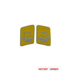 WWII German Luftwaffe Flight Fallschirmjäger Oberleutnant Collar Tabs WW2 german badge,wehrmacht collar insignia,Luftwaffe collar insignia,SS collar insignia,Luftwaffe Flight Fallschirmjager Oberleutnant Collar Tabs,german badge WWII,militaria german,WWII german,wehrmacht badge,Luftwaffe badge,SS badge,WWII military surplus,WWII german insignia,german collar insignia