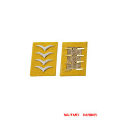 WW2 german badge,wehrmacht collar insignia,Luftwaffe collar insignia,SS collar insignia,Luftwaffe Flight Fallschirmjager Hauptgefreiter Collar Tabs,german badge WWII,militaria german,WWII german,wehrmacht badge,Luftwaffe badge,SS badge,WWII military surplus,WWII german insignia,german collar insignia