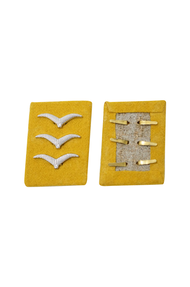 WW2 german badge,wehrmacht collar insignia,Luftwaffe collar insignia,SS collar insignia,Luftwaffe Flight Fallschirmjager Obergefreiter Collar Tabs,german badge WWII,militaria german,WWII german,wehrmacht badge,Luftwaffe badge,SS badge,WWII military surplus,WWII german insignia,german collar insignia