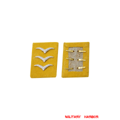WW2 german badge,wehrmacht collar insignia,Luftwaffe collar insignia,SS collar insignia,Luftwaffe Flight Fallschirmjager Obergefreiter Collar Tabs,german badge WWII,militaria german,WWII german,wehrmacht badge,Luftwaffe badge,SS badge,WWII military surplus,WWII german insignia,german collar insignia