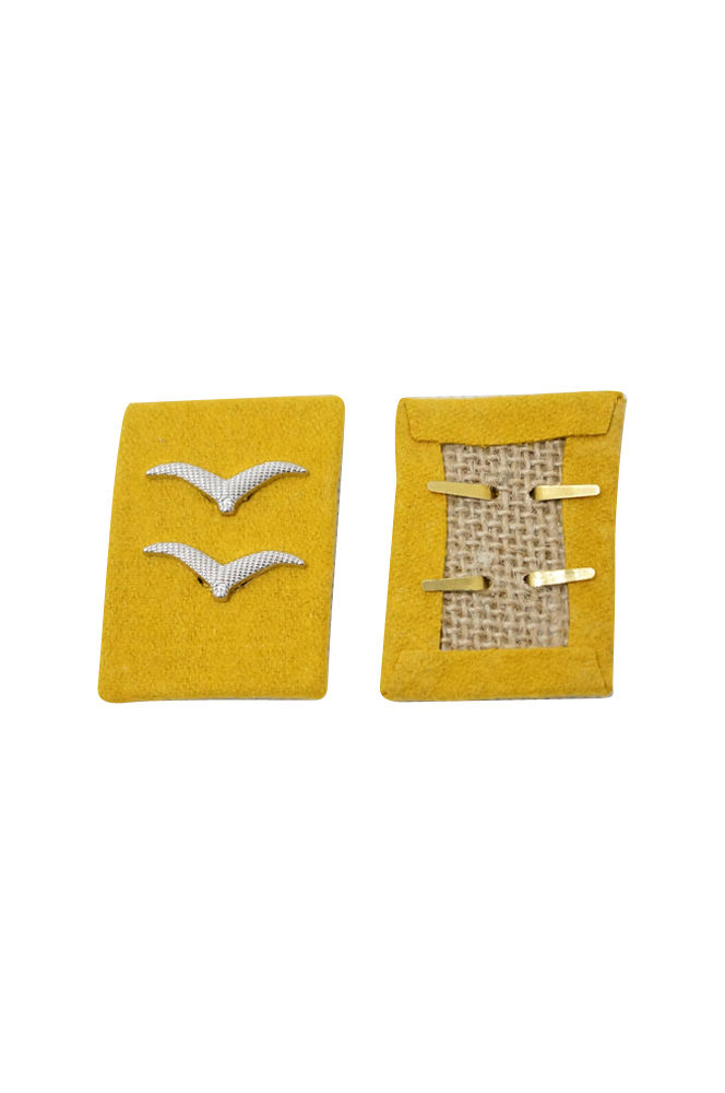WW2 german badge,wehrmacht collar insignia,Luftwaffe collar insignia,SS collar insignia,Luftwaffe Flight Fallschirmjager Gefreiter Collar Tabs,german badge WWII,militaria german,WWII german,wehrmacht badge,Luftwaffe badge,SS badge,WWII military surplus,WWII german insignia,german collar insignia