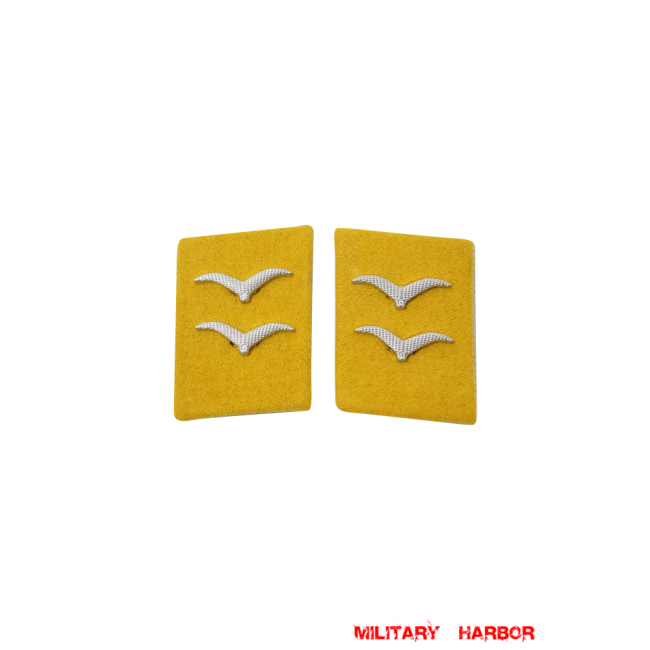 WWII German Luftwaffe Flight Fallschirmjäger Gefreiter Collar Tabs WW2 german badge,wehrmacht collar insignia,Luftwaffe collar insignia,SS collar insignia,Luftwaffe Flight Fallschirmjager Gefreiter Collar Tabs,german badge WWII,militaria german,WWII german,wehrmacht badge,Luftwaffe badge,SS badge,WWII military surplus,WWII german insignia,german collar insignia