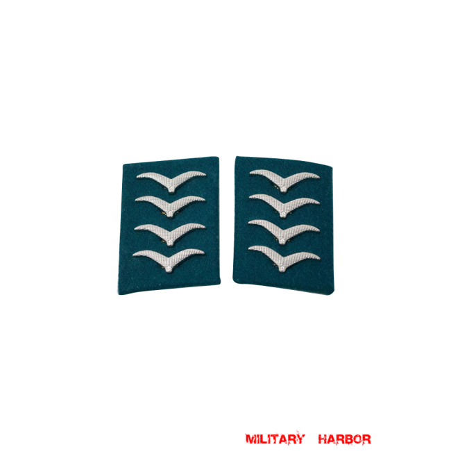 WWII German Luftwaffe Field Divisions Hauptgefreiter Collar Tabs WW2 german badge,wehrmacht collar insignia,Luftwaffe collar insignia,SS collar insignia,Luftwaffe Field Divisions Hauptgefreiter Collar Tabs,german badge WWII,militaria german,WWII german,wehrmacht badge,Luftwaffe badge,SS badge,WWII military surplus,WWII german insignia,german collar insignia
