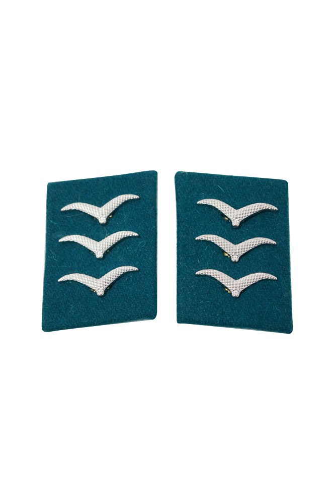 WW2 german badge,wehrmacht collar insignia,Luftwaffe collar insignia,SS collar insignia,Luftwaffe Field Divisions Obergefreiter Collar Tabs,german badge WWII,militaria german,WWII german,wehrmacht badge,Luftwaffe badge,SS badge,WWII military surplus,WWII german insignia,german collar insignia