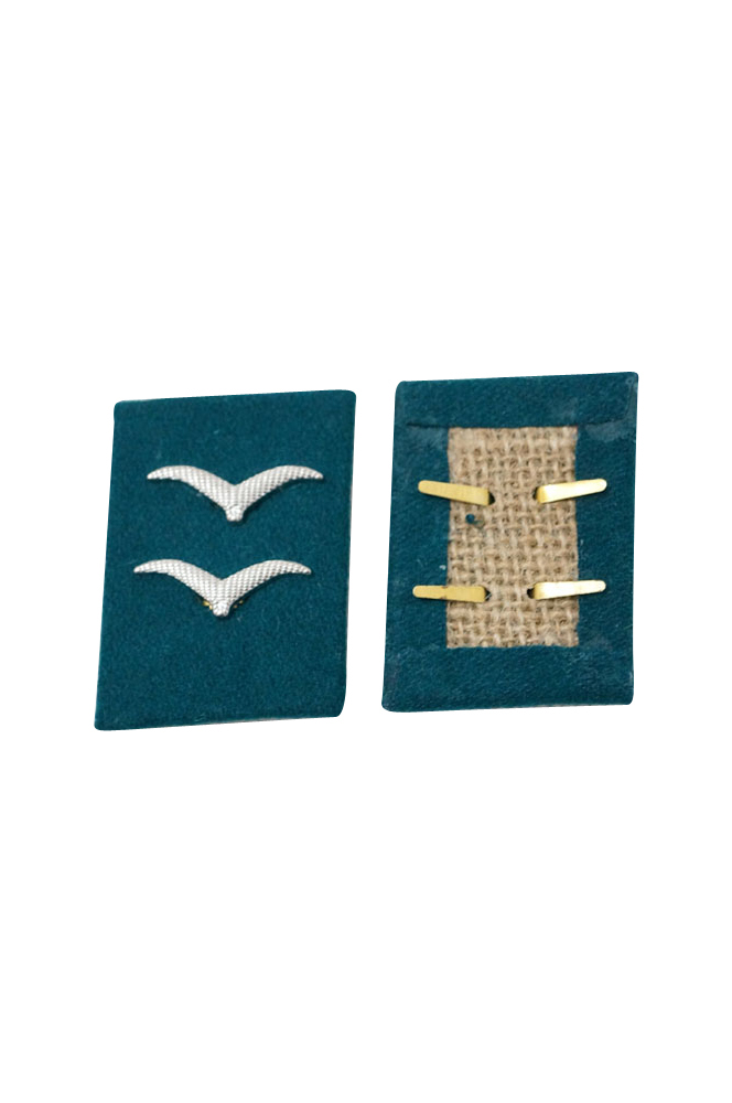 WW2 german badge,wehrmacht collar insignia,Luftwaffe collar insignia,SS collar insignia,Luftwaffe Field Divisions Gefreiter Collar Tabs,german badge WWII,militaria german,WWII german,wehrmacht badge,Luftwaffe badge,SS badge,WWII military surplus,WWII german insignia,german collar insignia