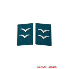 WWII German Luftwaffe Field Divisions Gefreiter Collar Tabs WW2 german badge,wehrmacht collar insignia,Luftwaffe collar insignia,SS collar insignia,Luftwaffe Field Divisions Gefreiter Collar Tabs,german badge WWII,militaria german,WWII german,wehrmacht badge,Luftwaffe badge,SS badge,WWII military surplus,WWII german insignia,german collar insignia