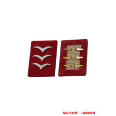 WW2 german badge,wehrmacht collar insignia,Luftwaffe collar insignia,SS collar insignia,Luftwaffe Flak and Artillery Obergefreiter Collar Tabs,german badge WWII,militaria german,WWII german,wehrmacht badge,Luftwaffe badge,SS badge,WWII military surplus,WWII german insignia,german collar insignia