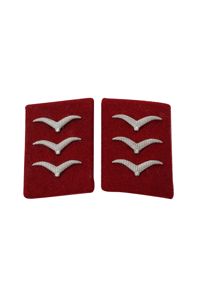 WW2 german badge,wehrmacht collar insignia,Luftwaffe collar insignia,SS collar insignia,Luftwaffe Flak and Artillery Obergefreiter Collar Tabs,german badge WWII,militaria german,WWII german,wehrmacht badge,Luftwaffe badge,SS badge,WWII military surplus,WWII german insignia,german collar insignia