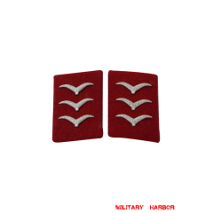 WWII German Luftwaffe Flak and Artillery Obergefreiter Collar Tabs WW2 german badge,wehrmacht collar insignia,Luftwaffe collar insignia,SS collar insignia,Luftwaffe Flak and Artillery Obergefreiter Collar Tabs,german badge WWII,militaria german,WWII german,wehrmacht badge,Luftwaffe badge,SS badge,WWII military surplus,WWII german insignia,german collar insignia