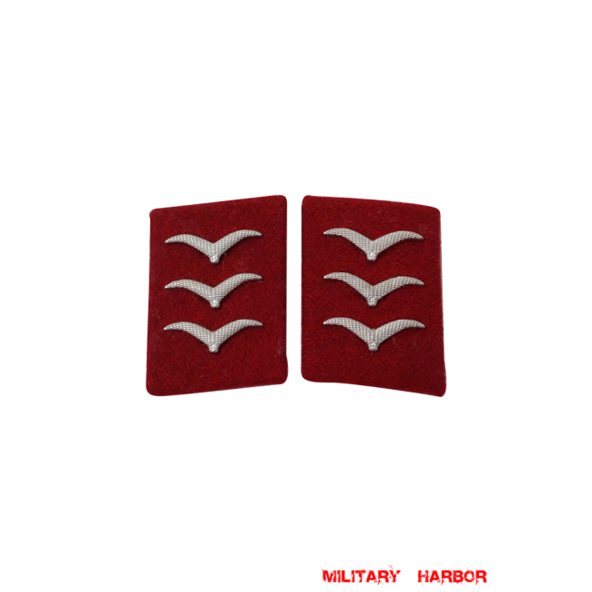 WWII German Luftwaffe Flak and Artillery Obergefreiter Collar Tabs WW2 german badge,wehrmacht collar insignia,Luftwaffe collar insignia,SS collar insignia,Luftwaffe Flak and Artillery Obergefreiter Collar Tabs,german badge WWII,militaria german,WWII german,wehrmacht badge,Luftwaffe badge,SS badge,WWII military surplus,WWII german insignia,german collar insignia