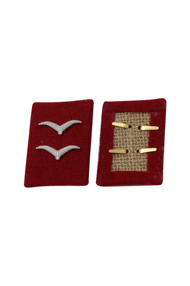 WW2 german badge,wehrmacht collar insignia,Luftwaffe collar insignia,SS collar insignia,Luftwaffe Flak and Artillery Gefreiter Collar Tabs,german badge WWII,militaria german,WWII german,wehrmacht badge,Luftwaffe badge,SS badge,WWII military surplus,WWII german insignia,german collar insignia