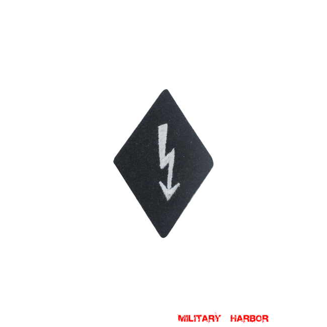 WWII German SS EM NCO Signals sleeve diamond insignia WW2 german badge,wehrmacht badge,Luftwaffe badge,SS badge,SS Signals sleeve insignia,german badge WWII,militaria german,WWII german,wehrmacht badge,Luftwaffe badge,SS badge,WWII military surplus,WWII german insignia,german sleeve badge,SS Trade Insignia