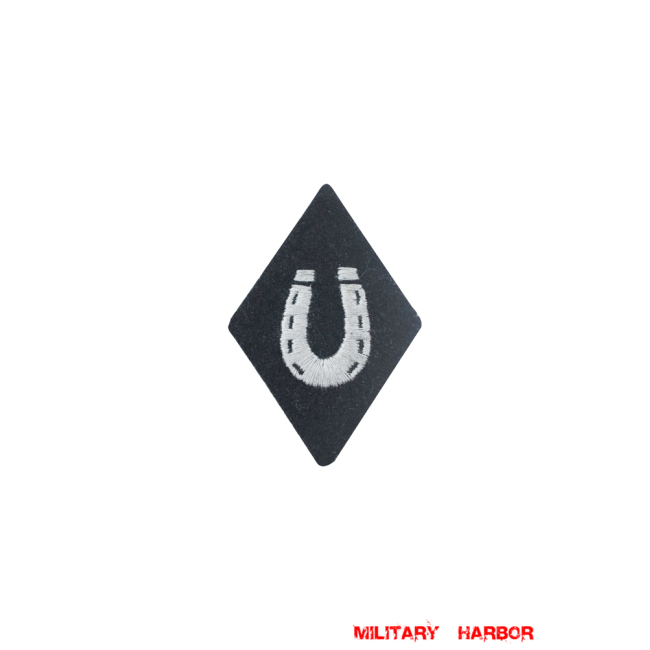 WWII German SS EM NCO Farriers sleeve diamond insignia WW2 german badge,wehrmacht badge,Luftwaffe badge,SS badge,SS Farriers sleeve insignia,german badge WWII,militaria german,WWII german,wehrmacht badge,Luftwaffe badge,SS badge,WWII military surplus,WWII german insignia,german sleeve badge,SS Trade Insignia