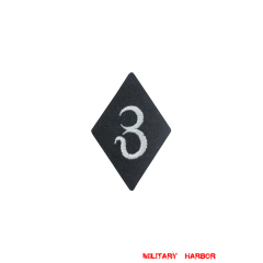 WWII German SS dentist sleeve diamond insignia WW2 german badge,wehrmacht badge,Luftwaffe badge,SS badge,SS dentist sleeve insignia,german badge WWII,militaria german,WWII german,wehrmacht badge,Luftwaffe badge,SS badge,WWII military surplus,WWII german insignia,german sleeve badge,SS Trade Insignia