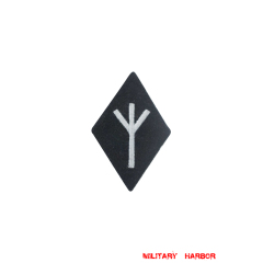 WWII German SS research into and teaching of ancestral sleeve diamond insignia WW2 german badge,wehrmacht badge,Luftwaffe badge,SS badge,SS research into and teaching of ancestral sleeve insignia,german badge WWII,militaria german,WWII german,wehrmacht badge,Luftwaffe badge,SS badge,WWII military surplus,WWII german insignia,german sleeve badge,SS Trade Insignia